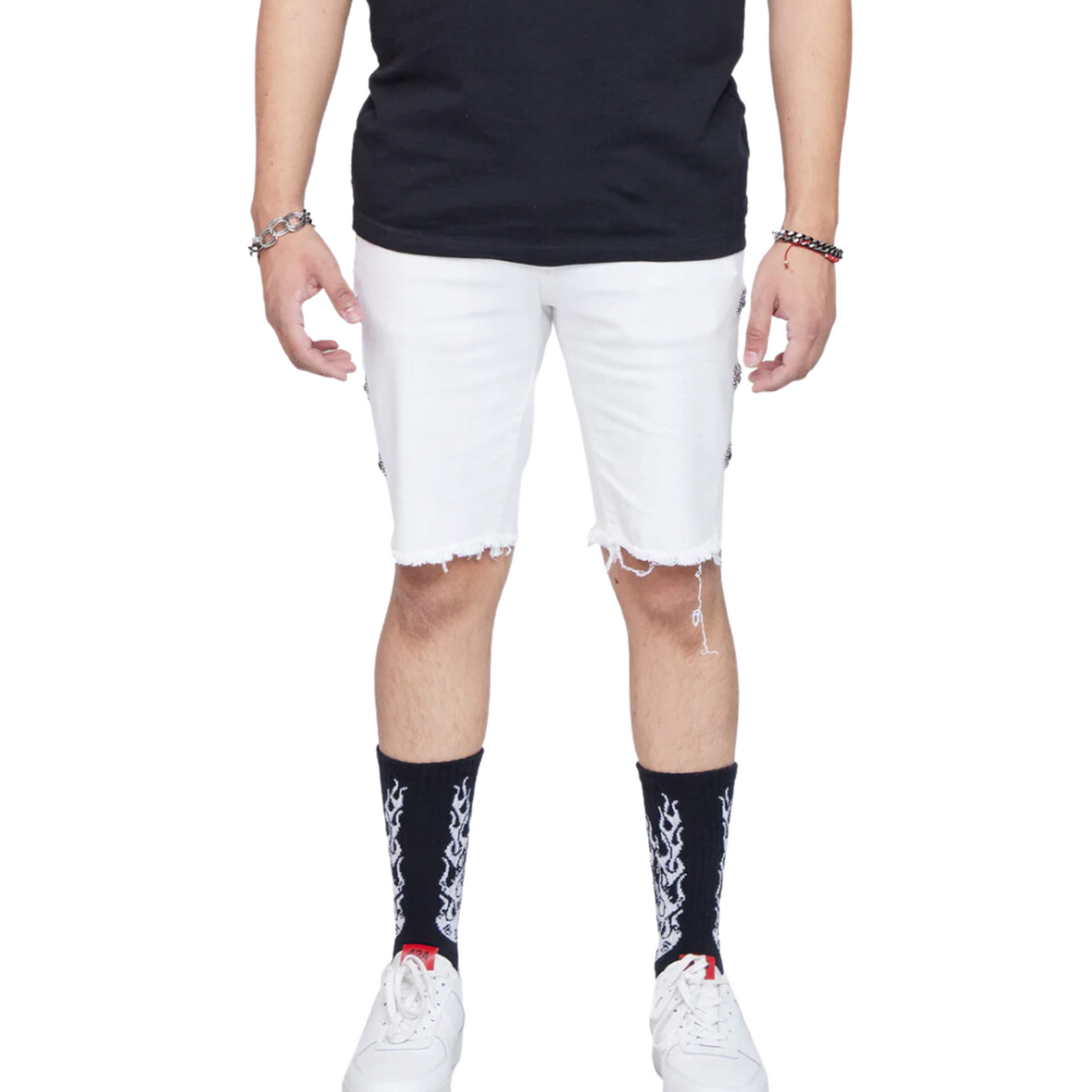 VALABASAS SHORTS “Zenith" WHITE