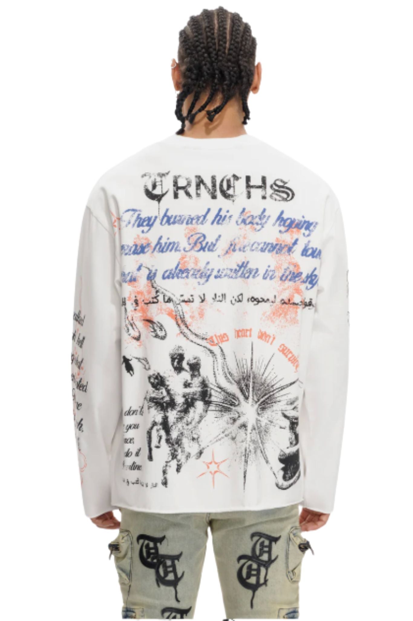TRNCHS | Field Notes Long Sleeve (White)