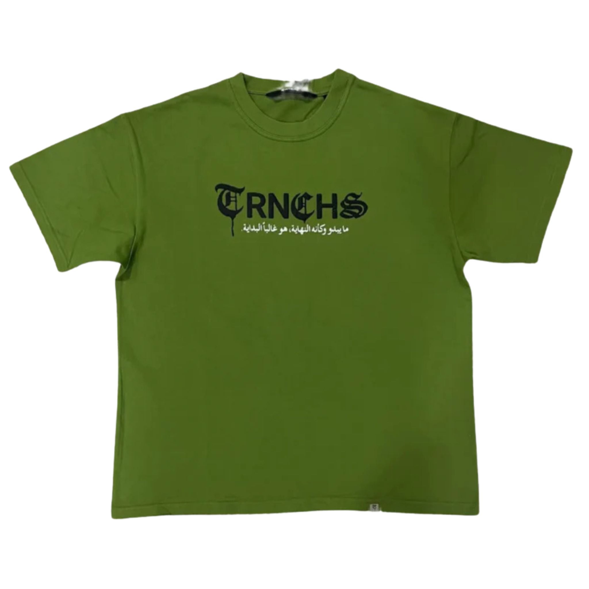 TRNCHS "MASKED_SOLIDER" Olive Tee