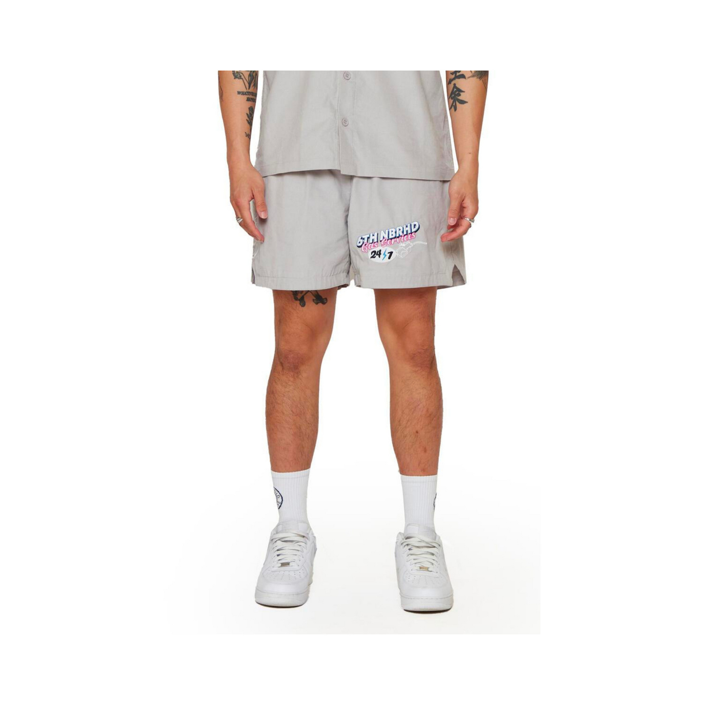 6TH NBRHD Gas Services Short - Grey