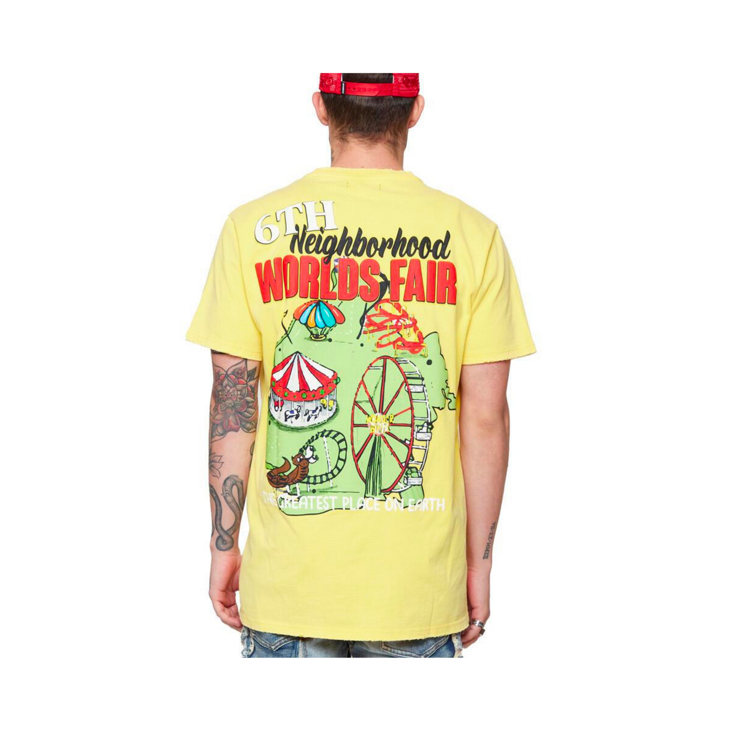 6TH NBRHD Fair Grounds Tee - Yellow