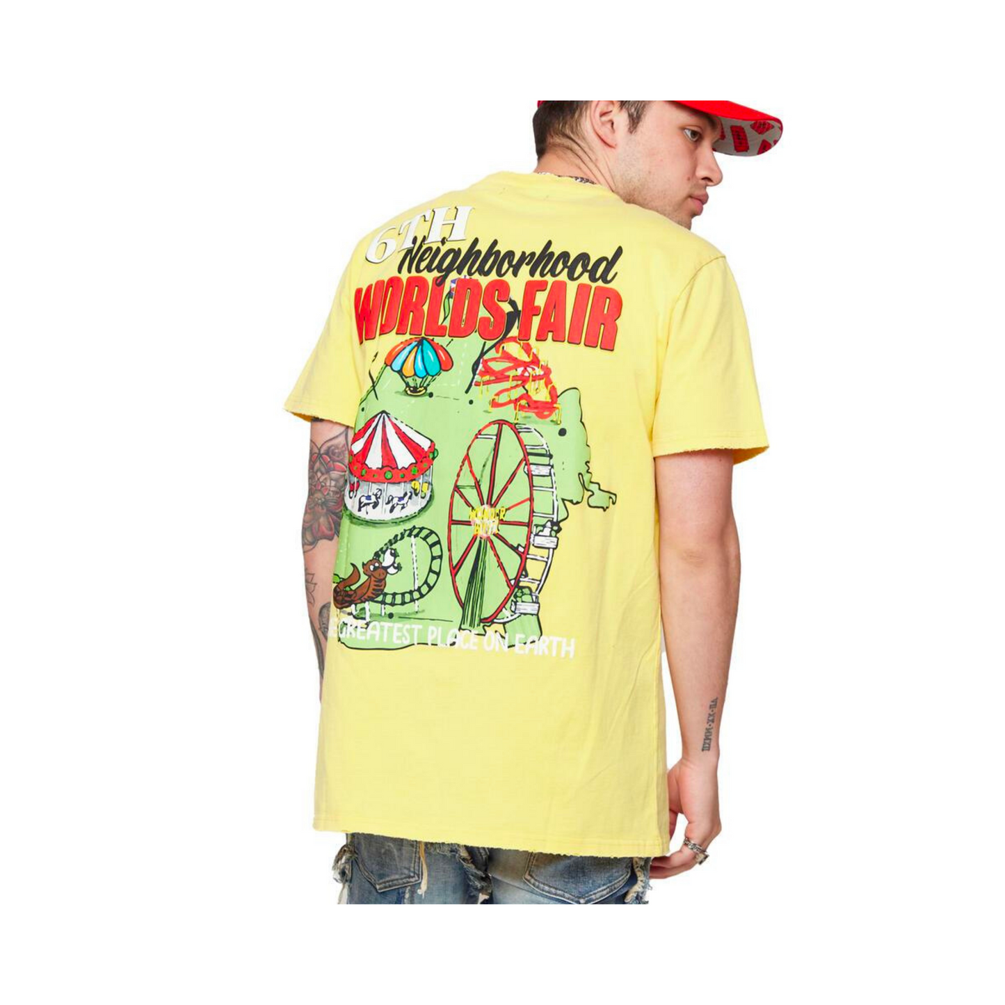 6TH NBRHD Fair Grounds Tee - Yellow