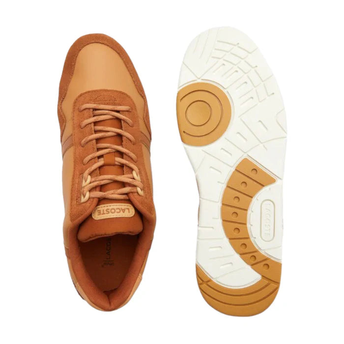 LACOSTE-T-CLIP LEATHER TRAINERS