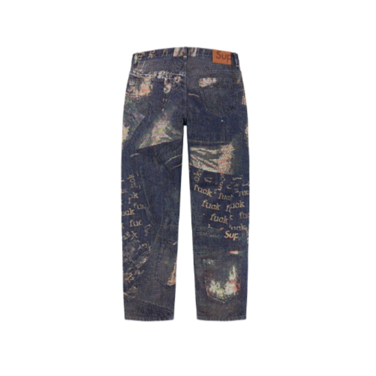 SUPREME Denim Jacquard Regular Jean