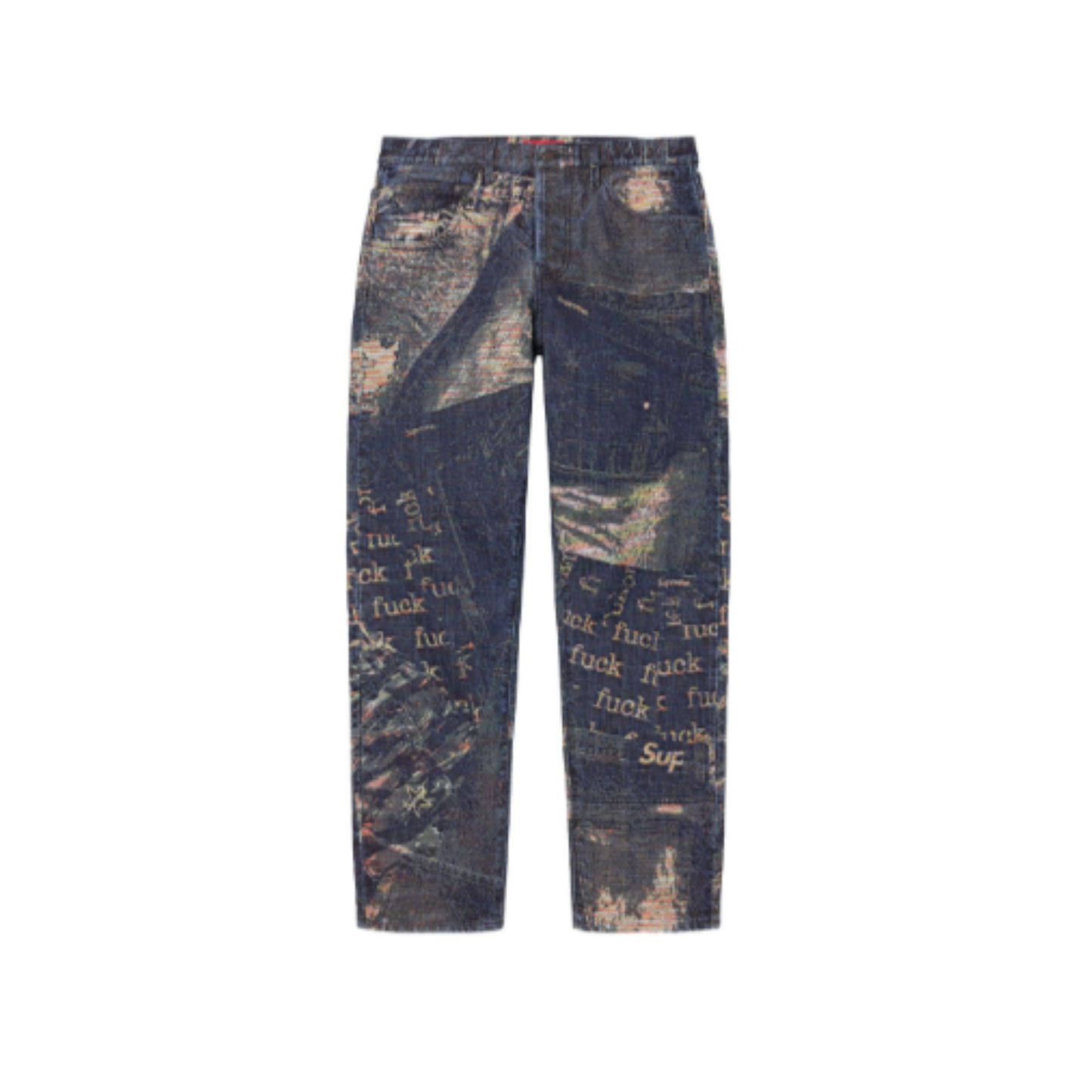 SUPREME Denim Jacquard Regular Jean