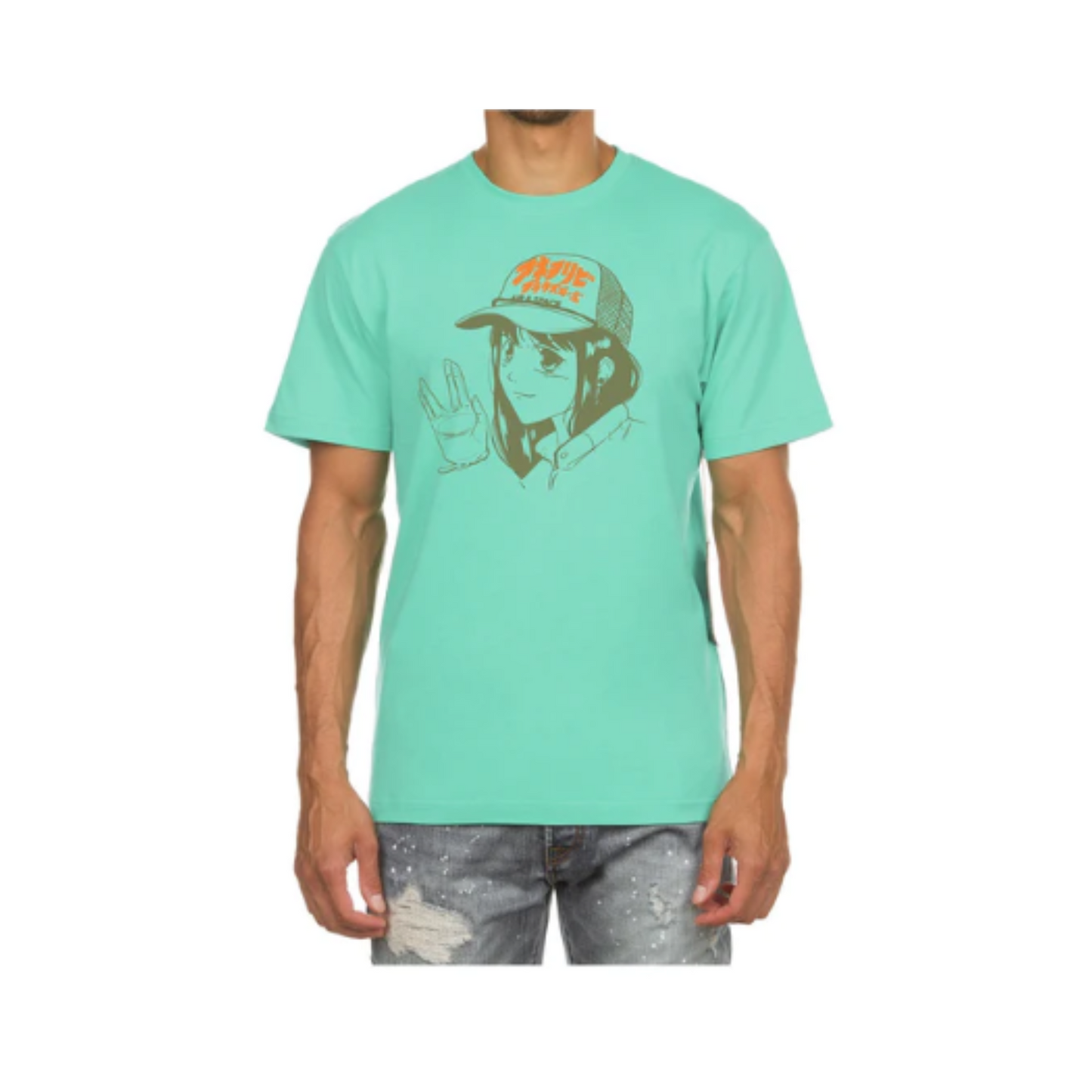 Billionaire Boy's Club BB Astro Blur SS Tee - Ice Green