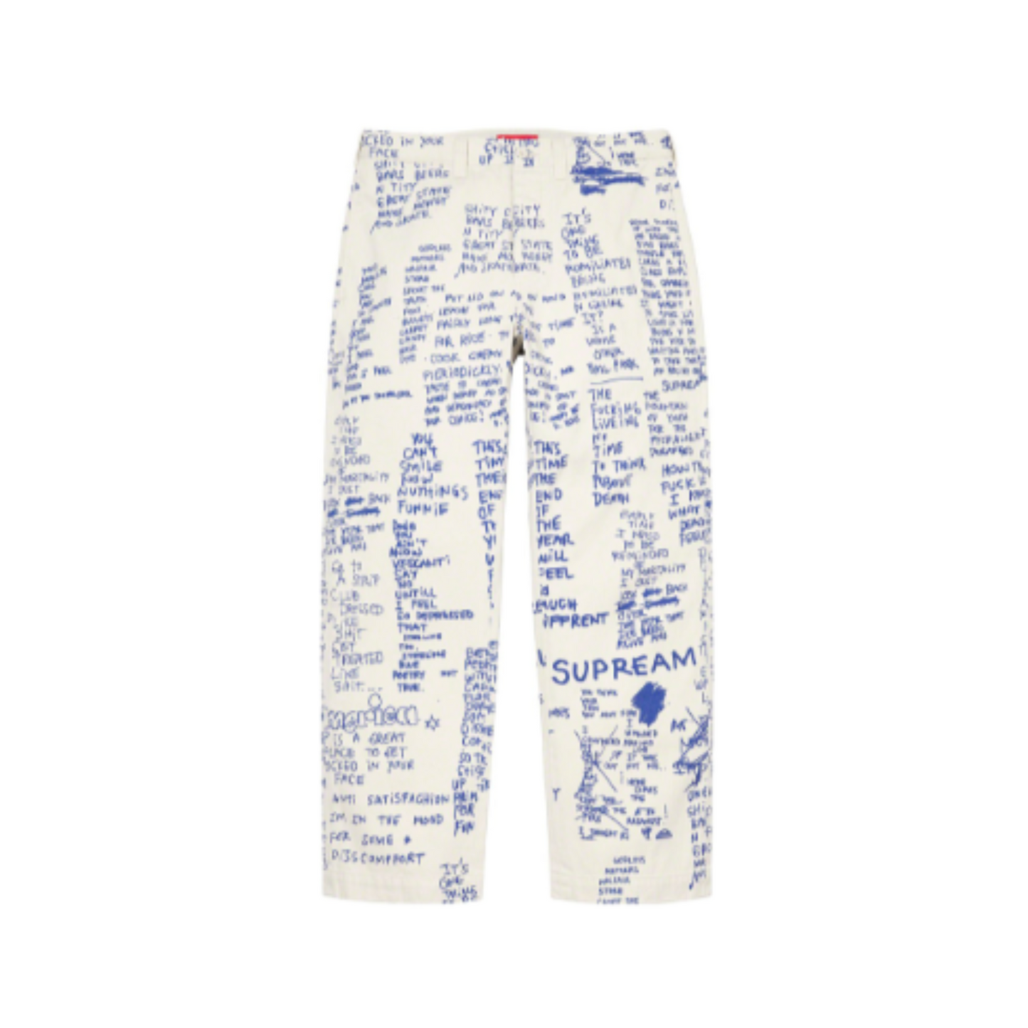 SUPREME GONZ POEMS CHINO PANT