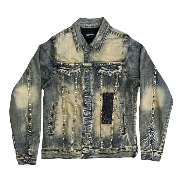 RED POPPY | Denim Jacket (Indigo)