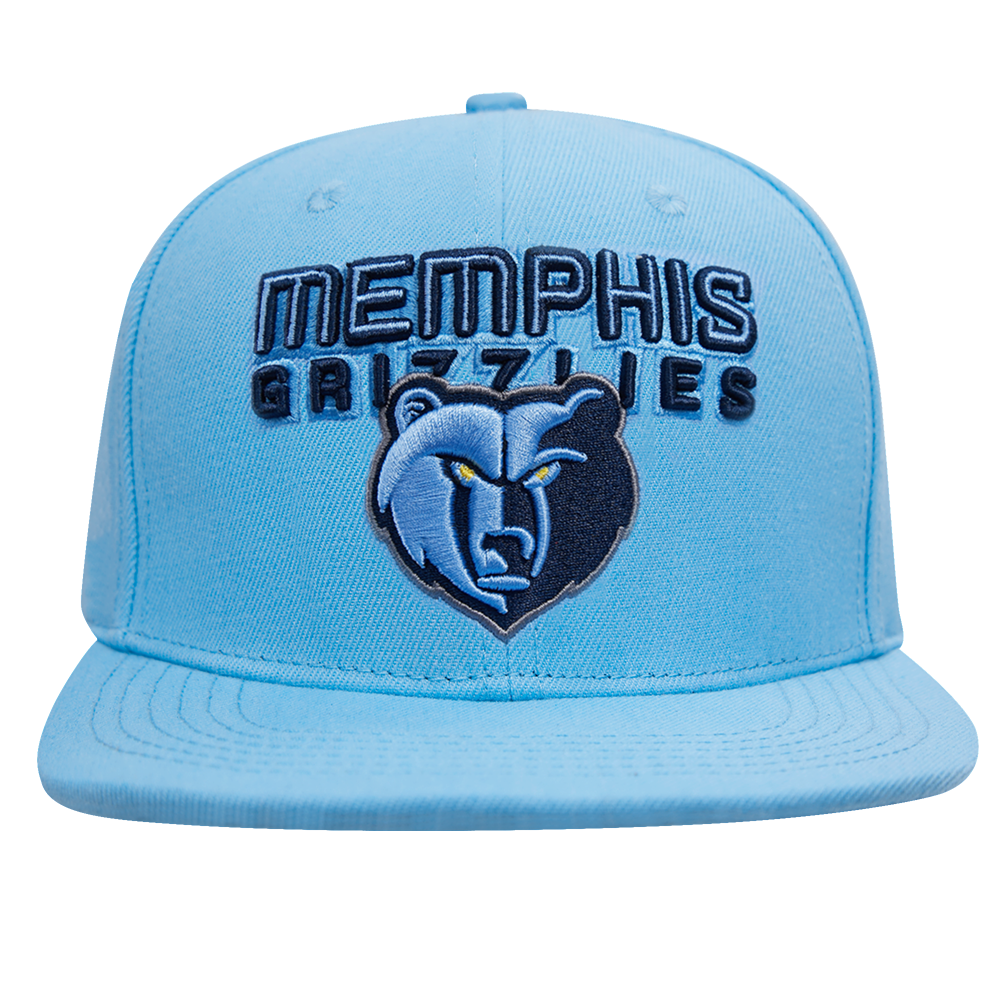 MEMPHIS GRIZZLIES RETRO CLASSIC WORDMARK LOGO WOOL SNAPBACK