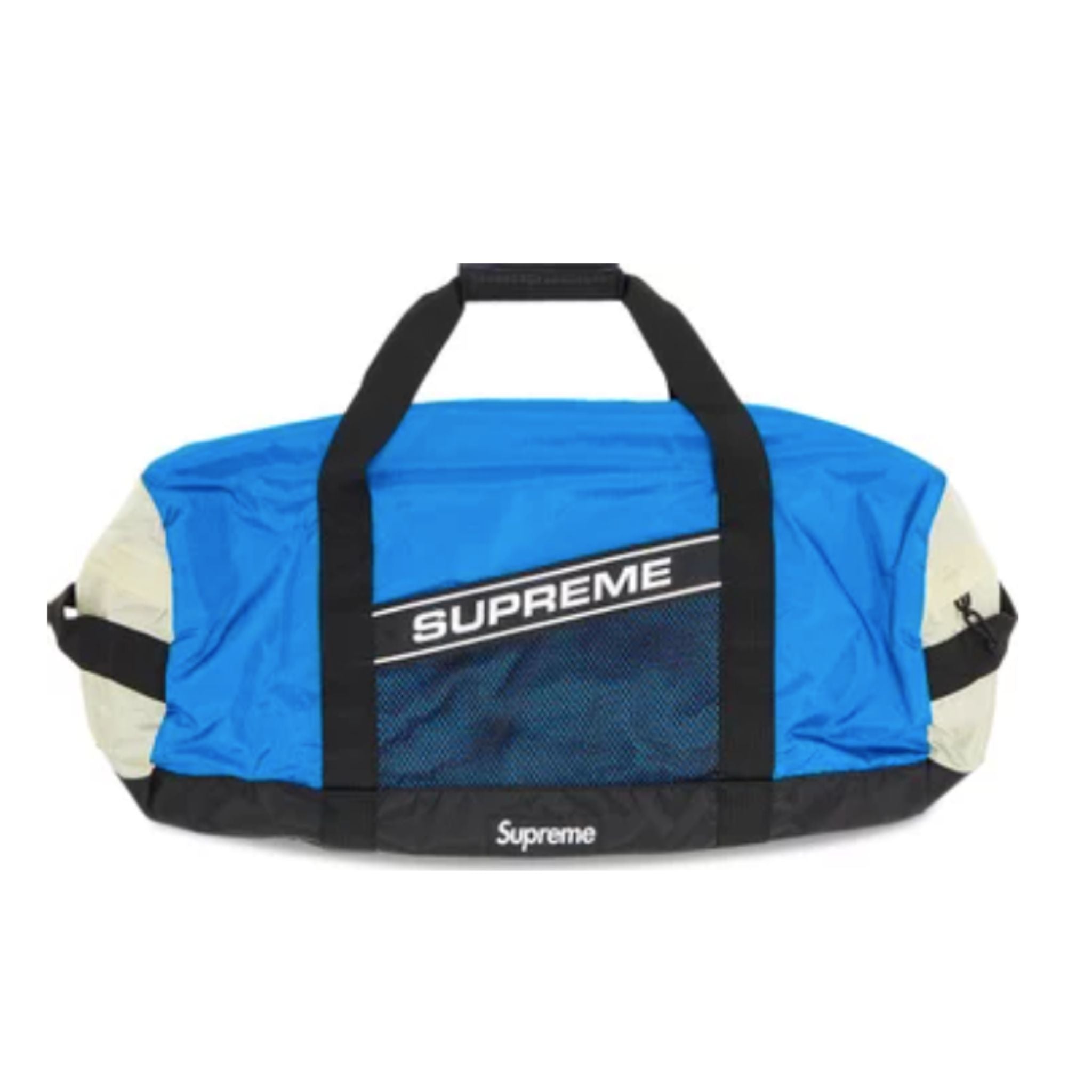 supreme duffle bag black