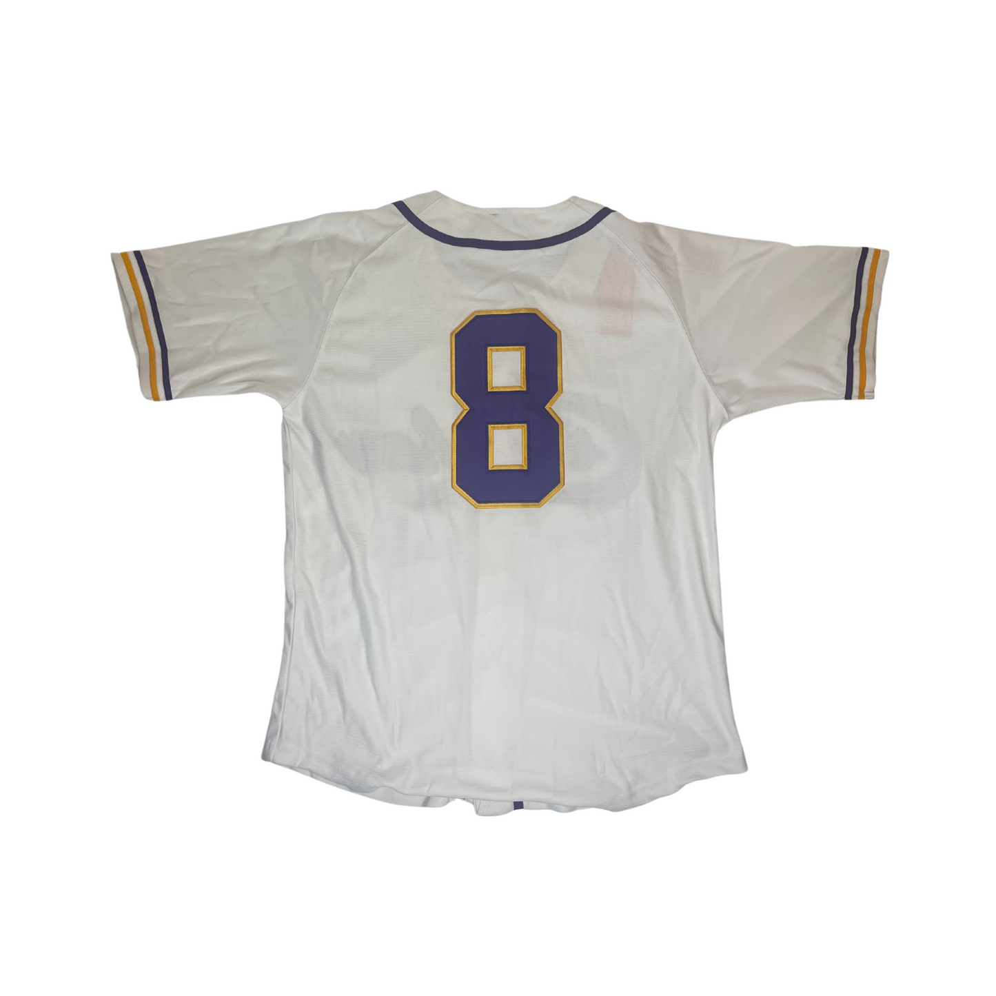 HEADGEAR CLASSICS - CRENSHAW KOBE WHITE 8 BASEBALL JERSEY