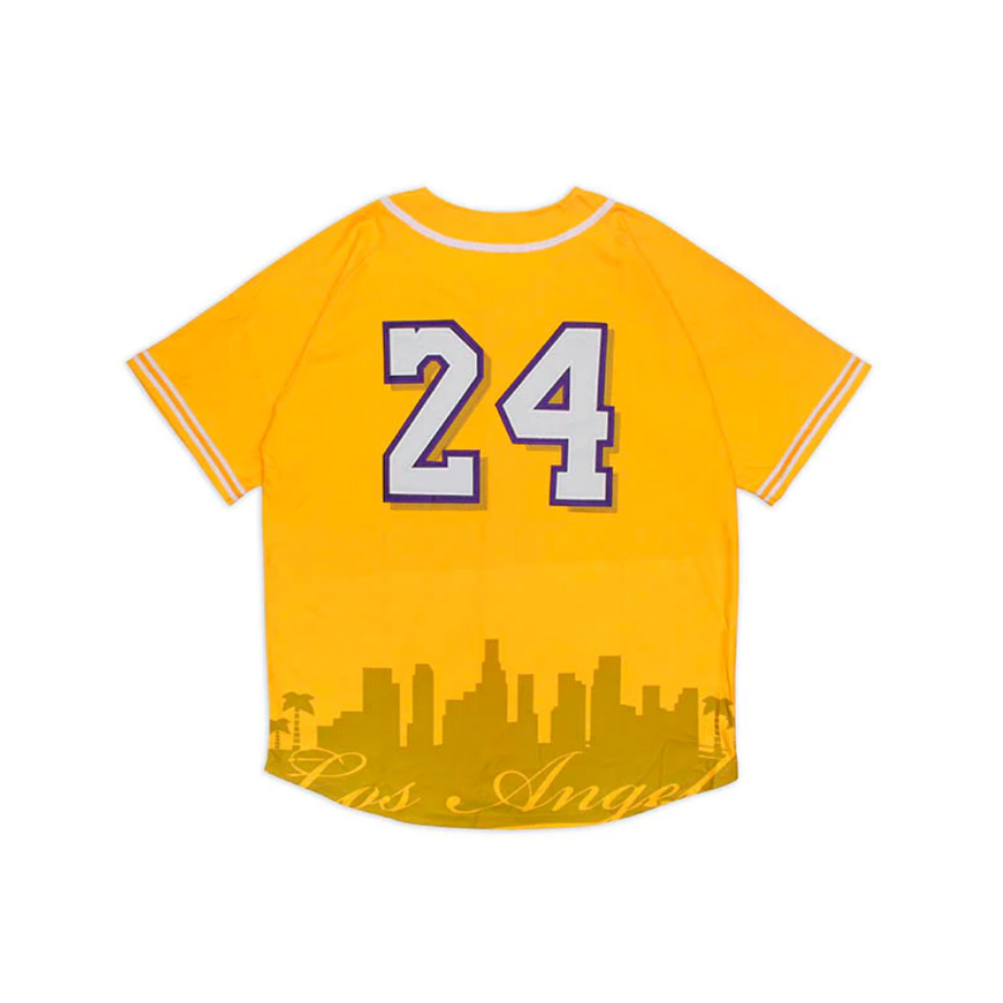 HEADGEAR CLASSICS - CRENSHAW KOBE YELLOW 24 BASEBALL JERSEY