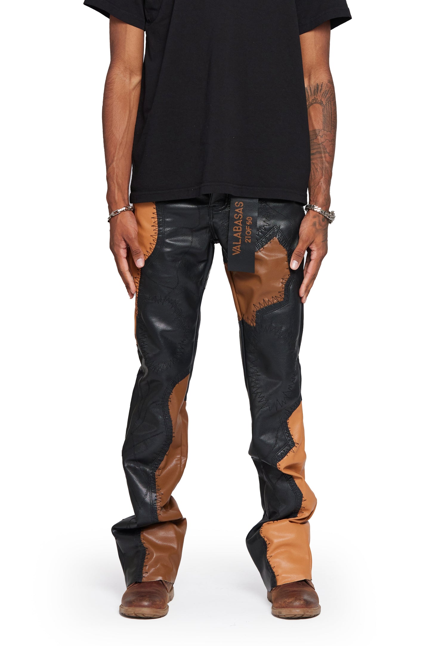 VALABASAS STACKED 'BLACK/BROWN'