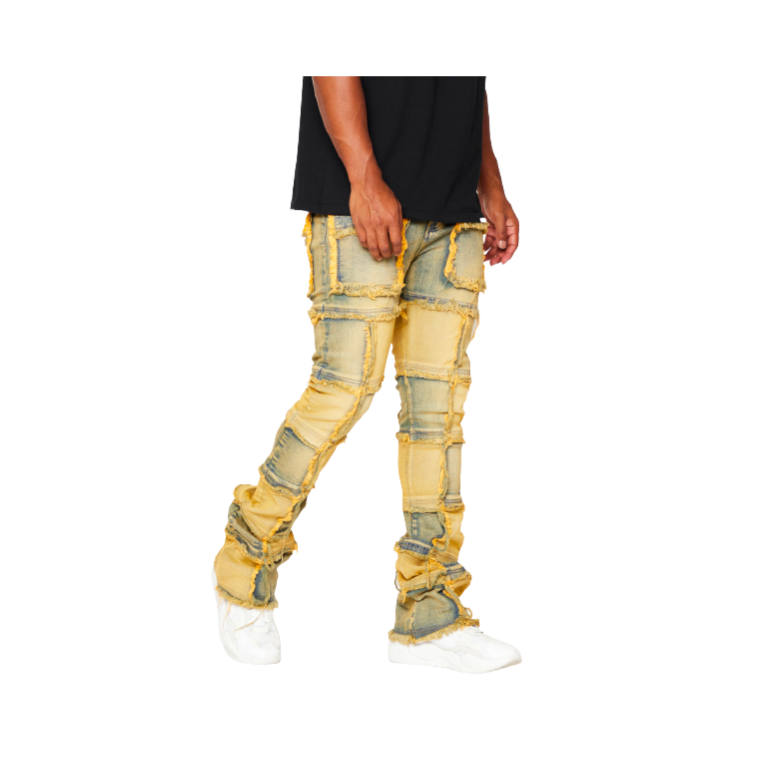 VALABASAS "THREADS" DENIM SUPER STACKED