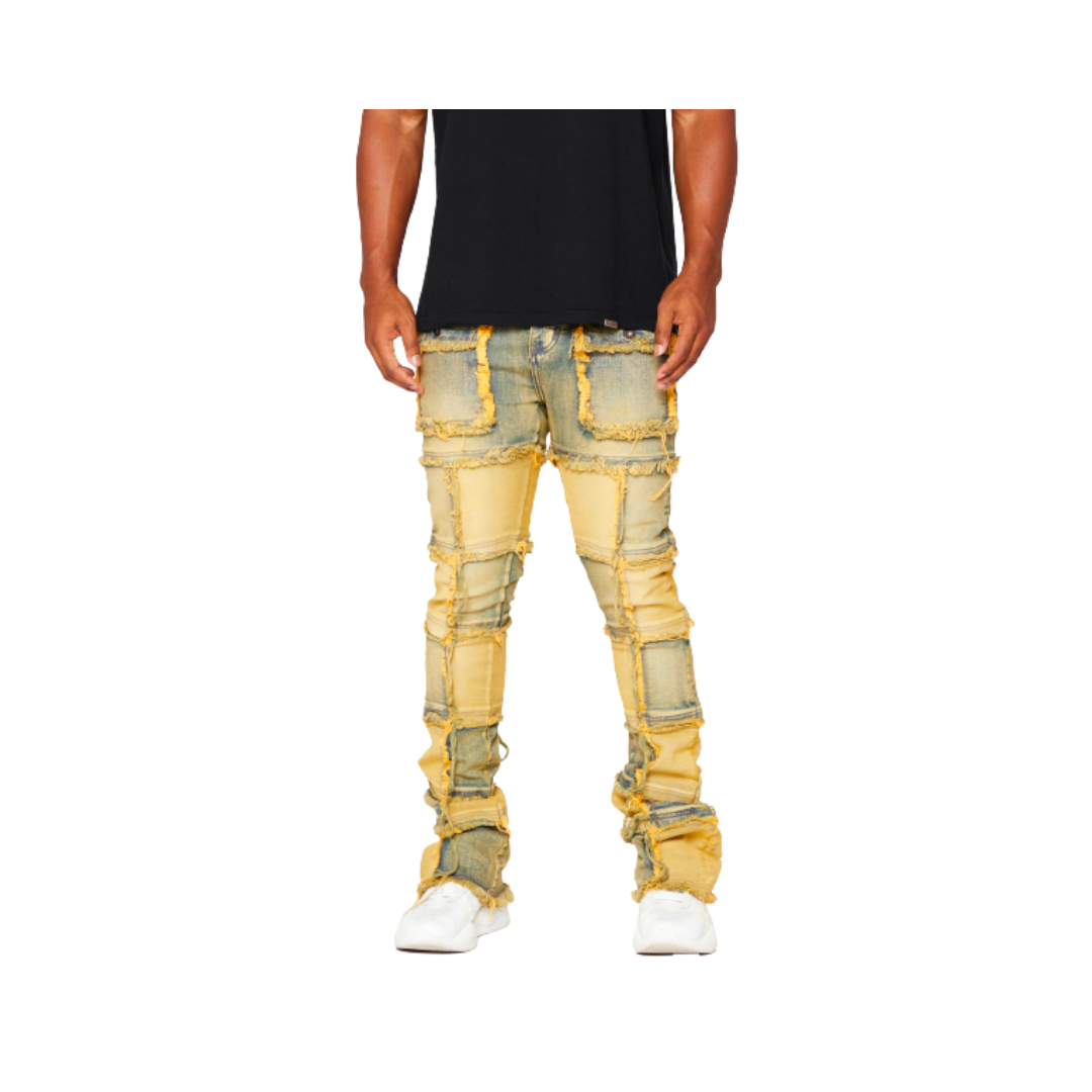 VALABASAS "THREADS" DENIM SUPER STACKED