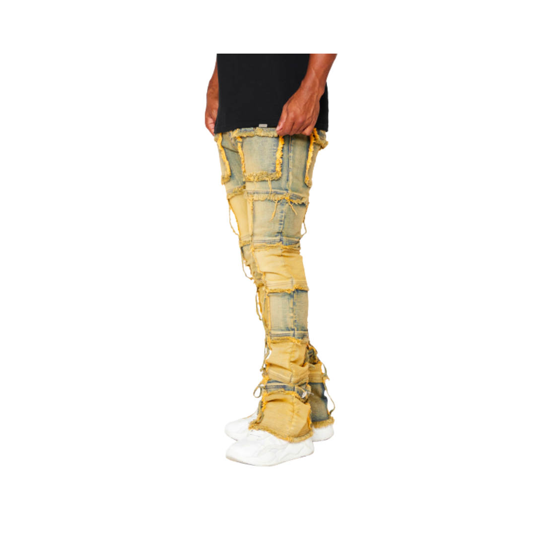 VALABASAS "THREADS" DENIM SUPER STACKED