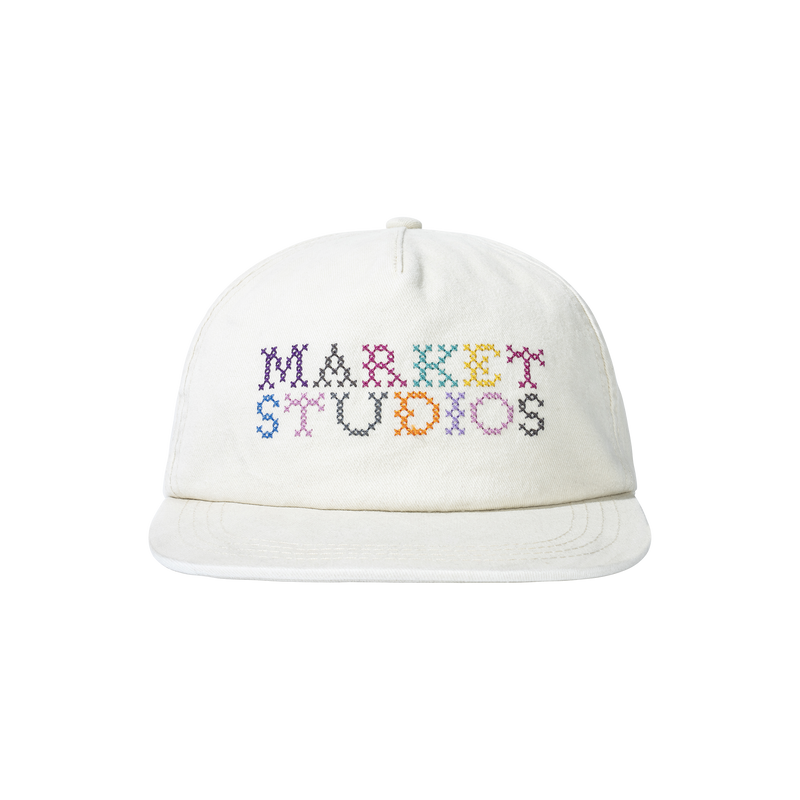 Market Needlepoint 5-panel Hat