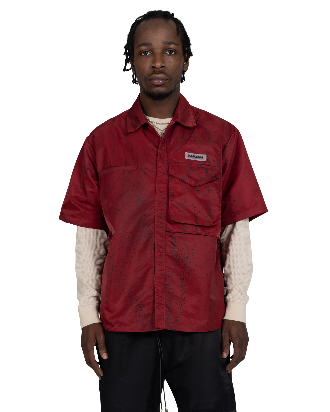 NASH HOLSTER SS SHIRT CRIMSON DYE