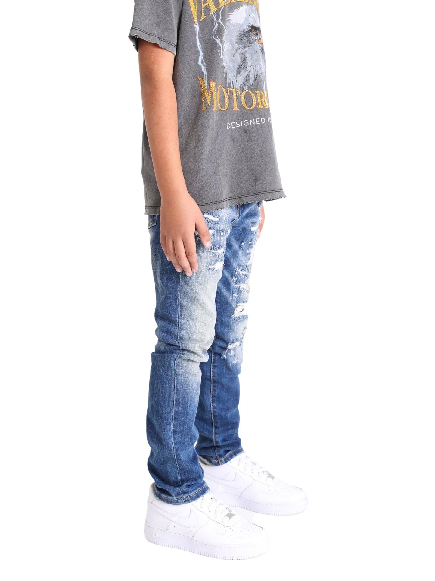 VPLAY KIDS JEANS “AZURITE” LIGHT WASHED