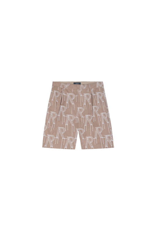 REPRESENT EMBROIDERED INITIAL TAILORED SHORT