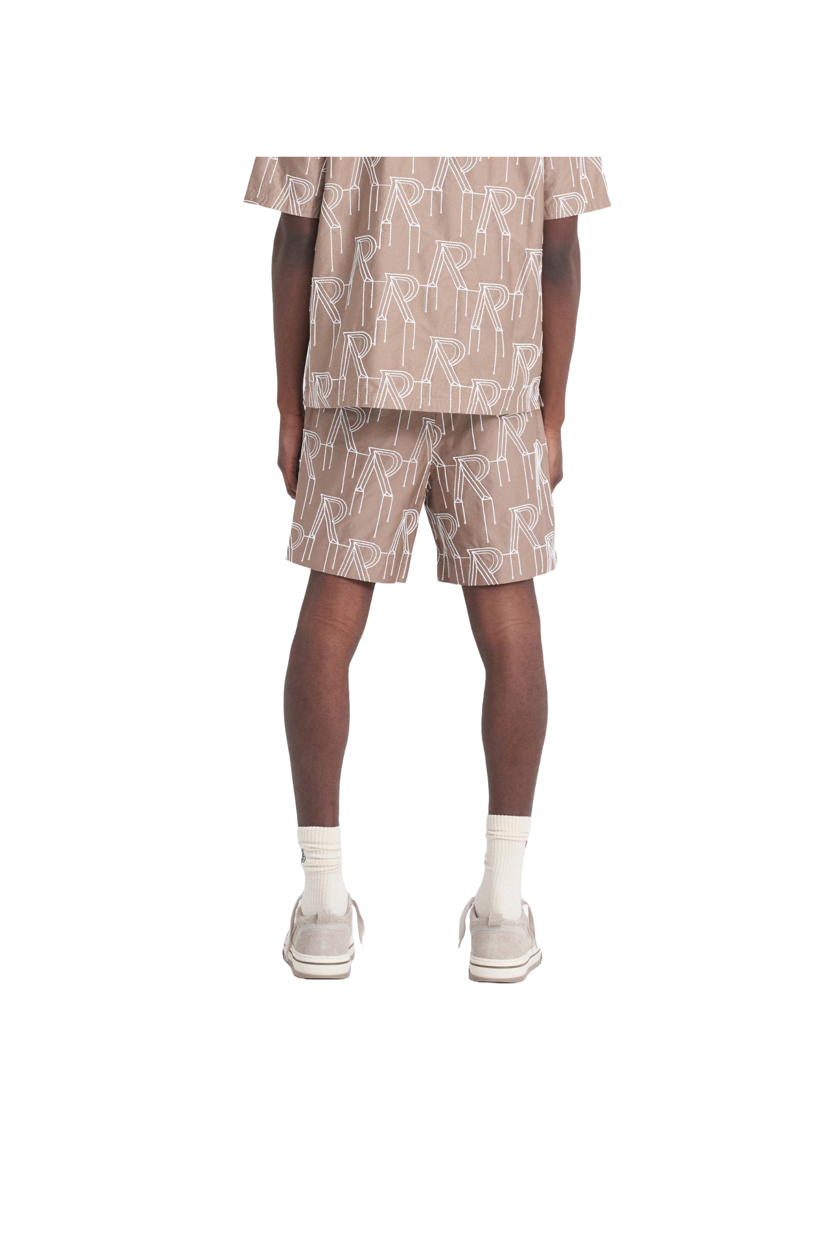 REPRESENT EMBROIDERED INITIAL TAILORED SHORT