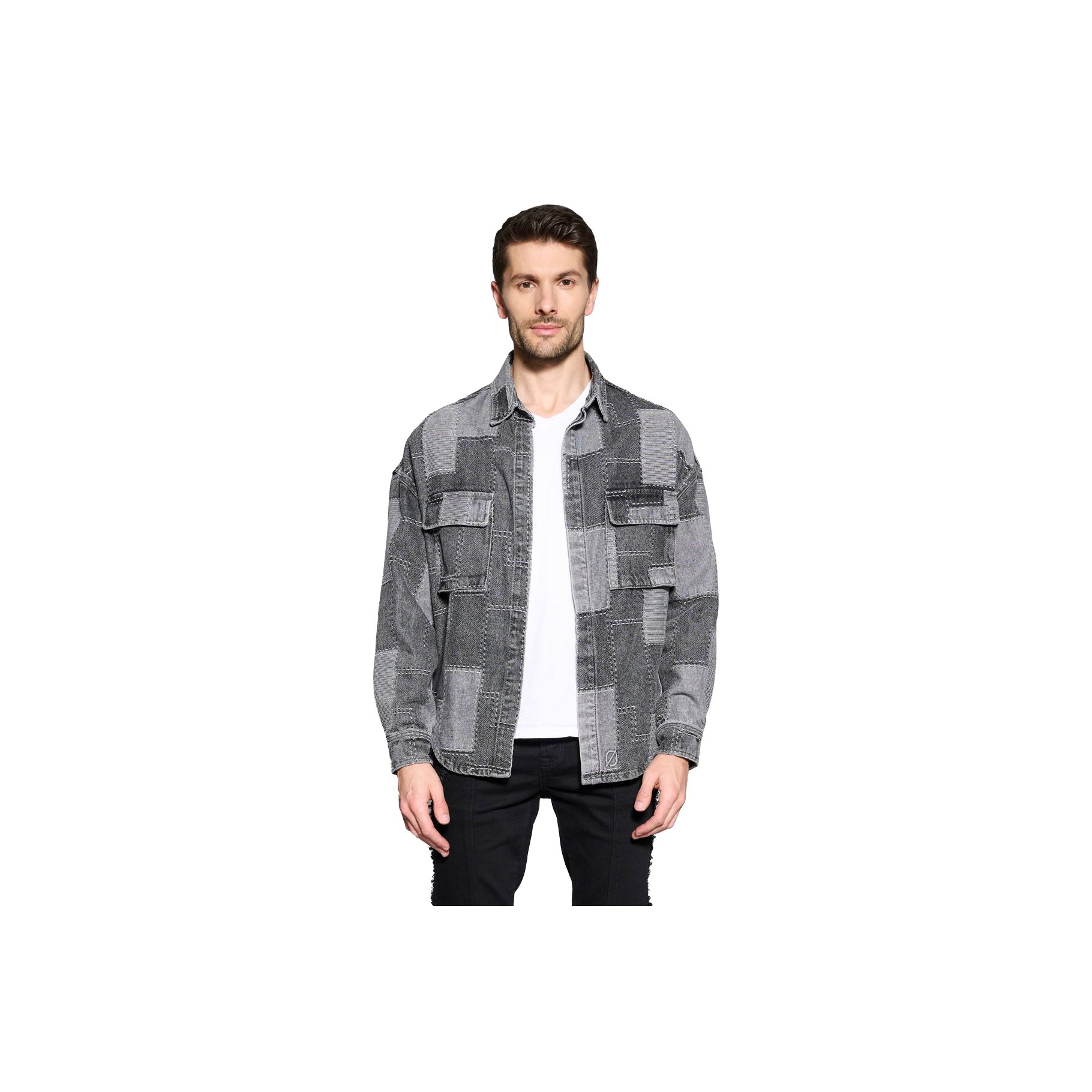 ANOM DENIM LONG SLEEVE "PUZZLE PIECE"