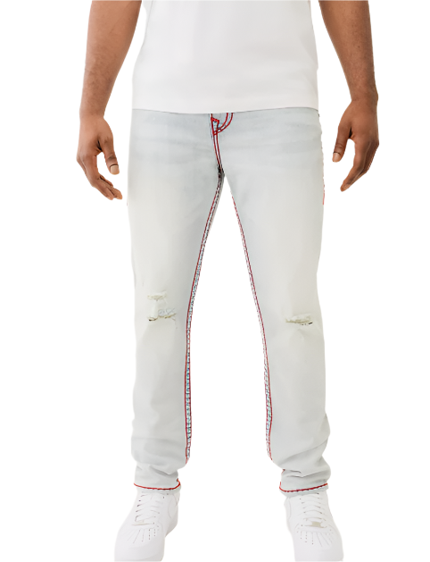 TRUE RELIGION ROCCO SUPER T FLAP SKINNY JEAN
