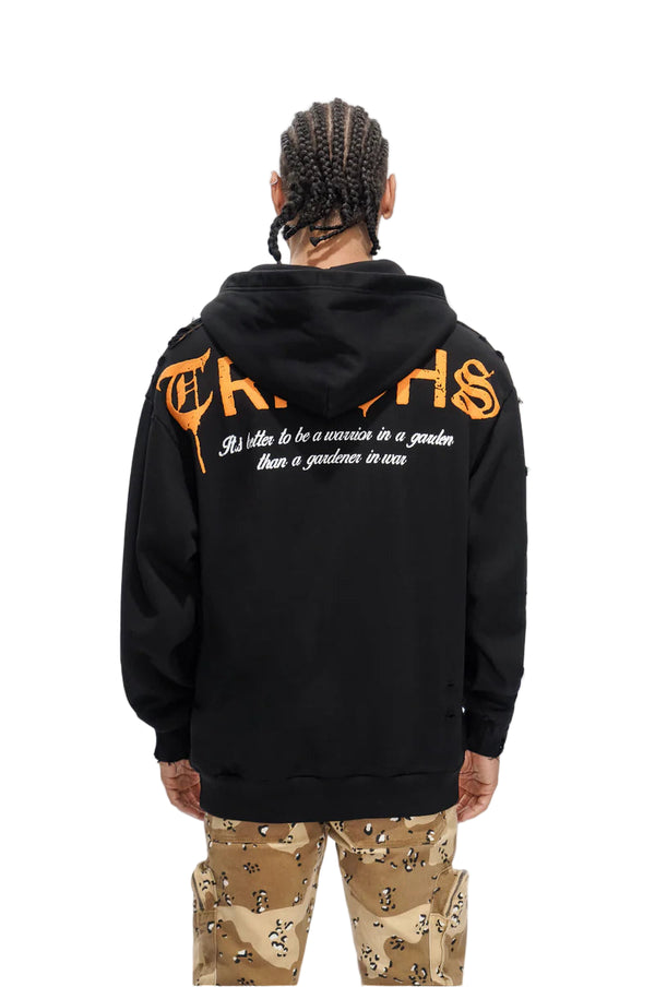 TRNCHS | Warrior In The Garden Hoodie (Vintage Black)