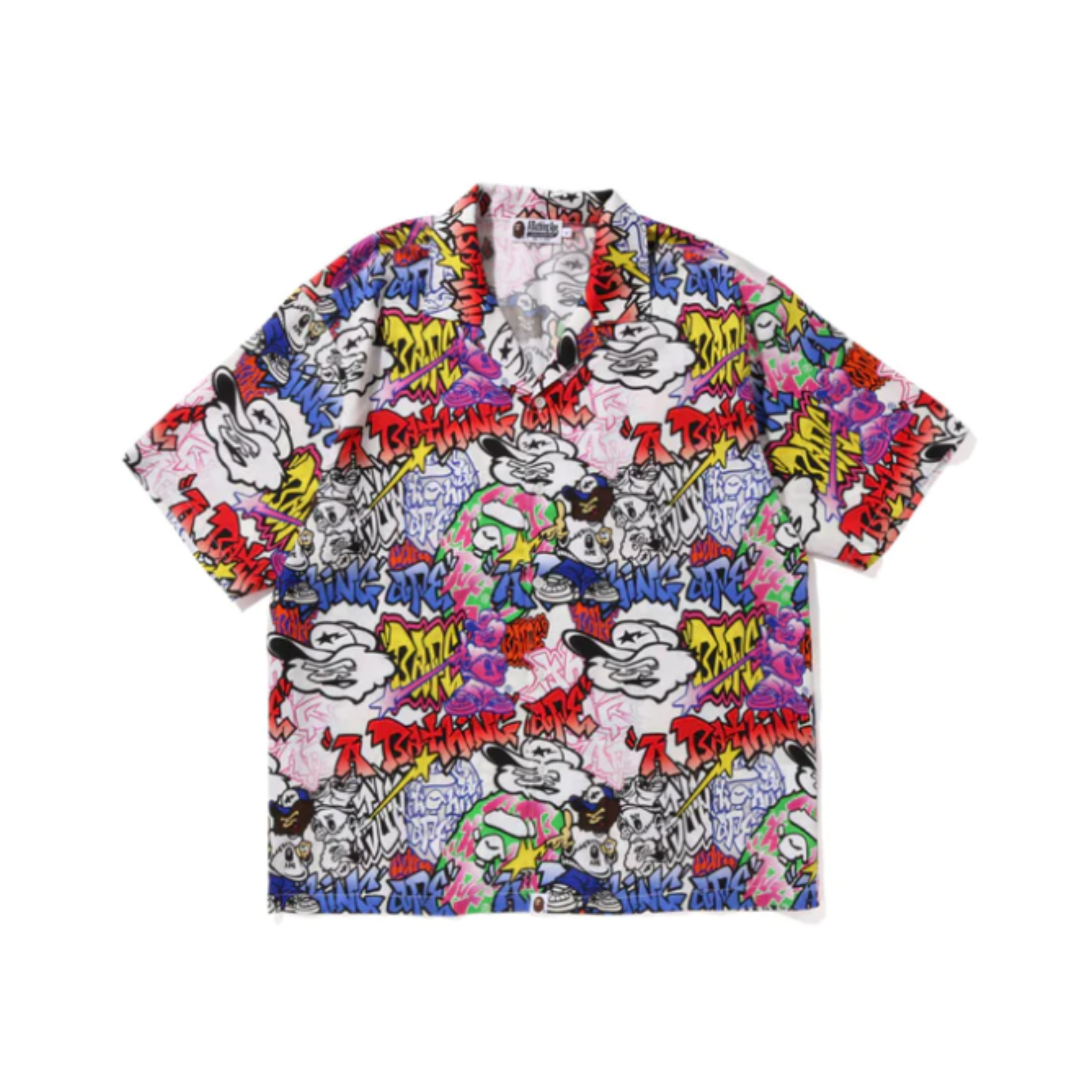 BAPE GRAFFITI PATTERN SHIRT