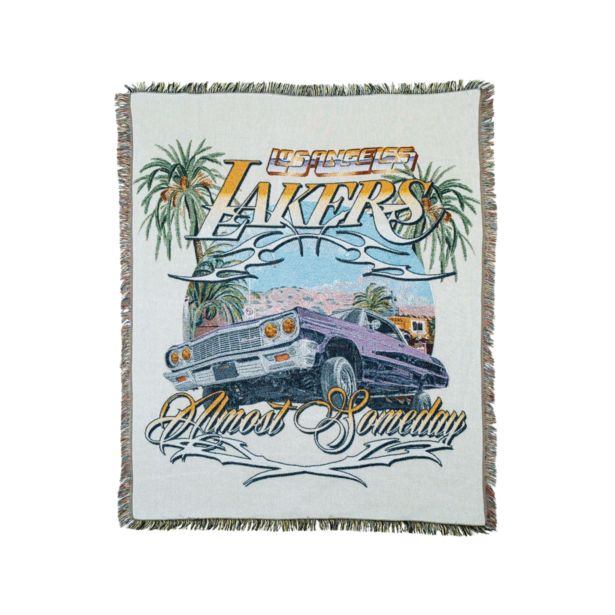 ALMOST SOMEDAY LA LAKERS TAPESTRY BLANKET
