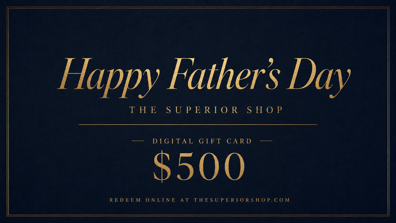 The Superior Shop Gift Card