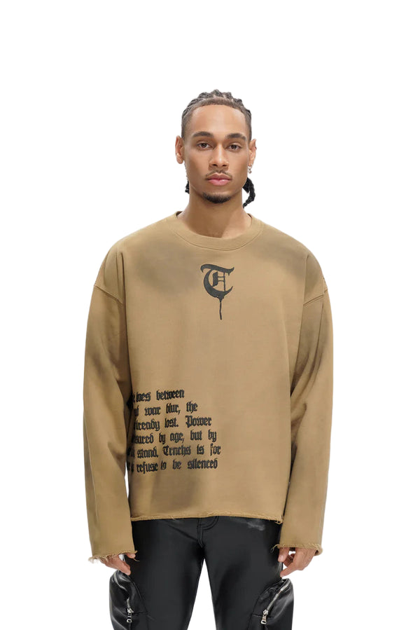 TRNCHS | Refuse To Be Silenced Crew (Brown)