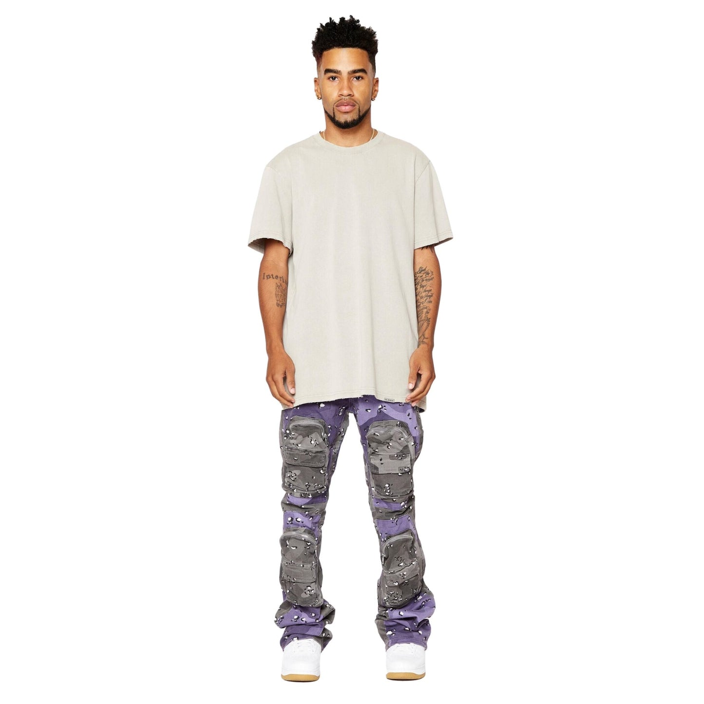 VALABASAS "DUAL SOLDIER" DENIM STACKED