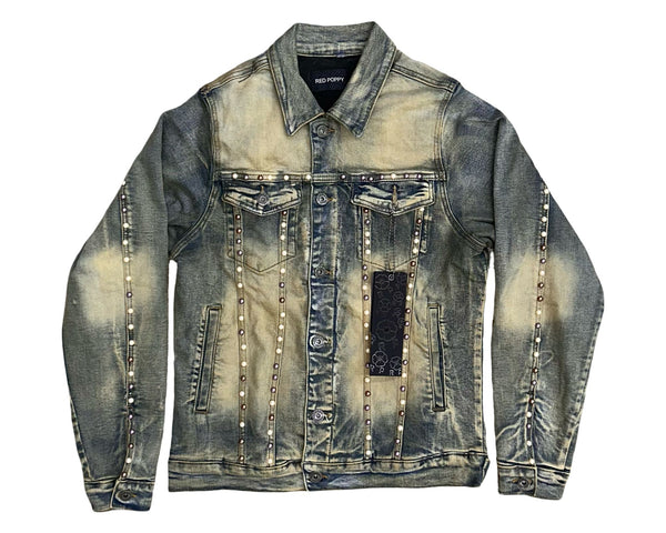 RED POPPY | Denim Jacket (Indigo)