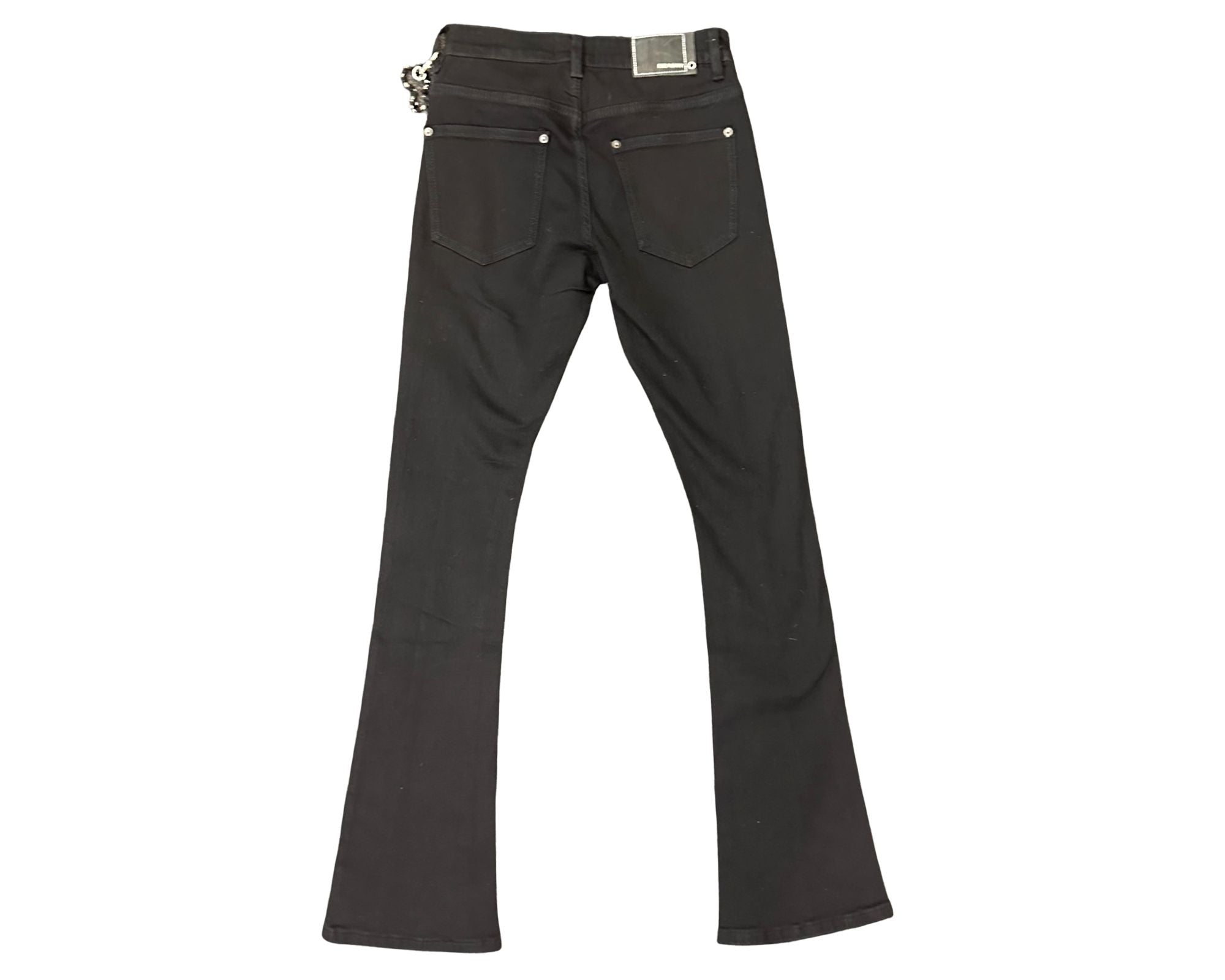 Red Poppy Black Jeans