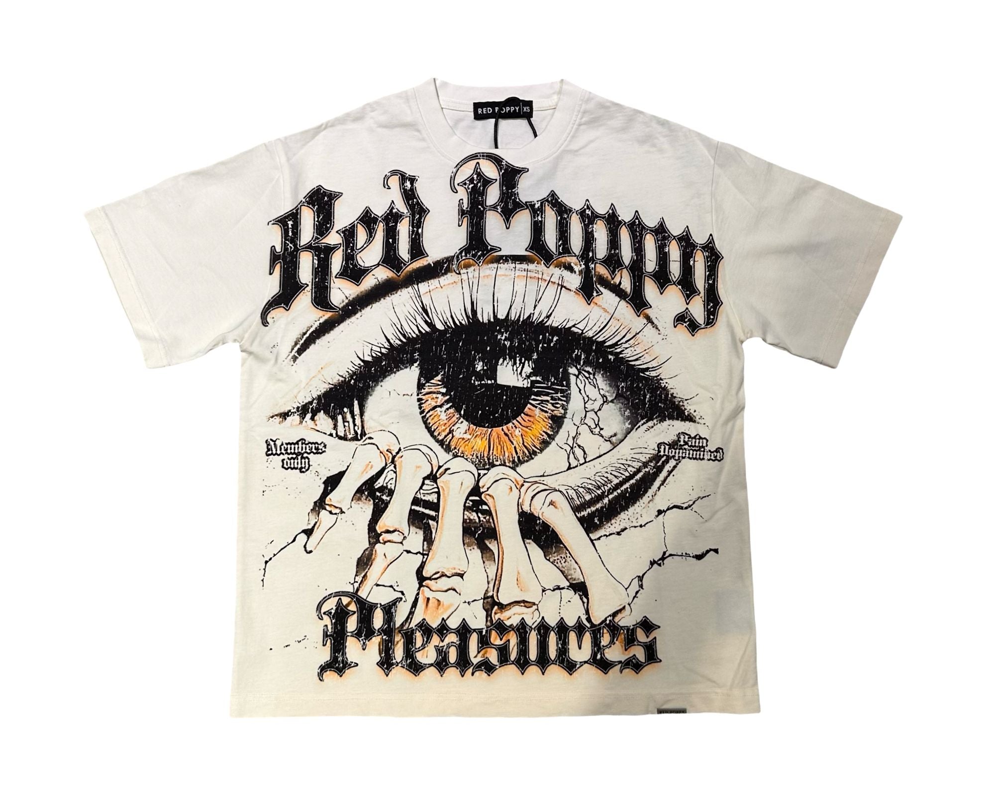 Red Poppy T-Shirt - White