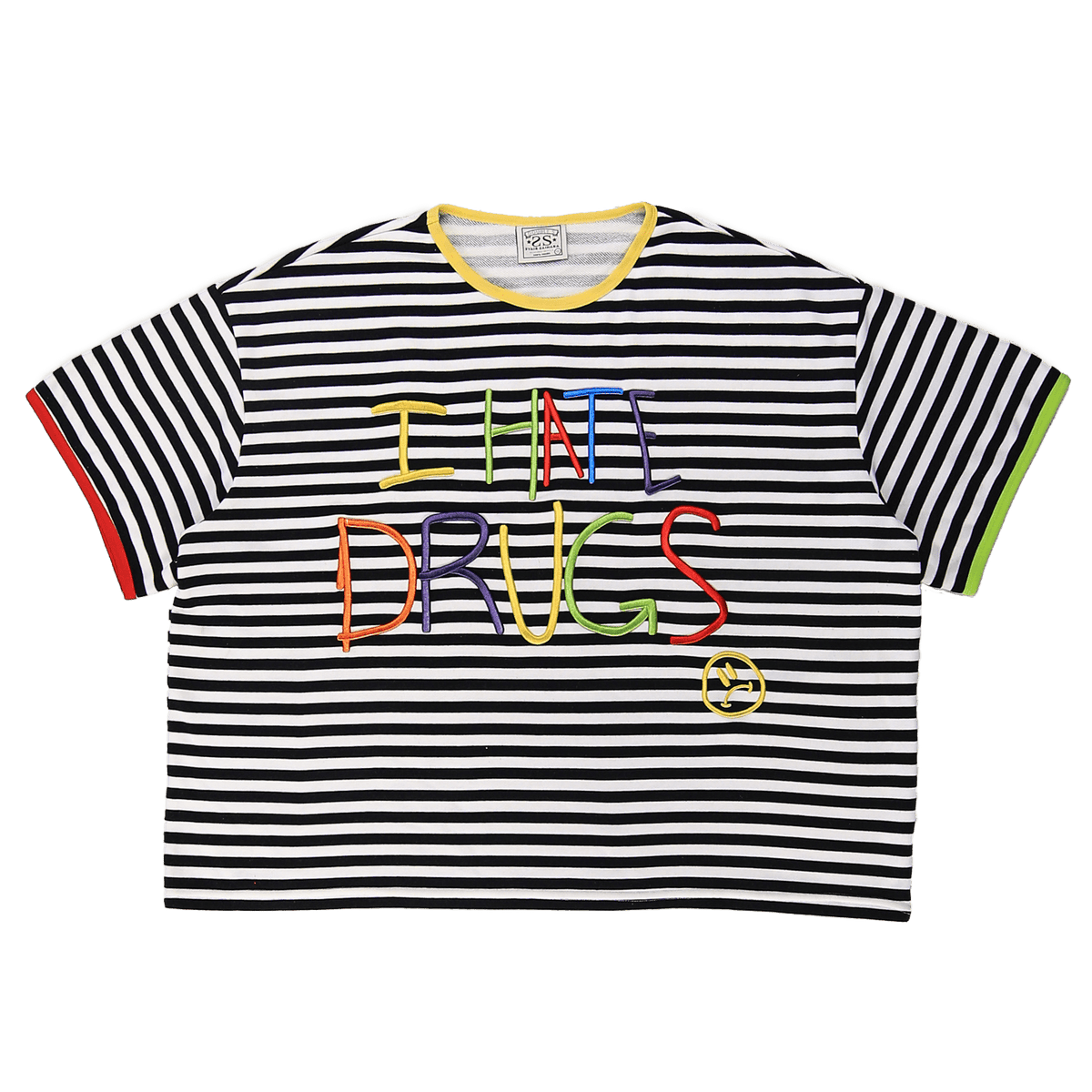 Syair Black “I Hate Drugs” Ringer Tee