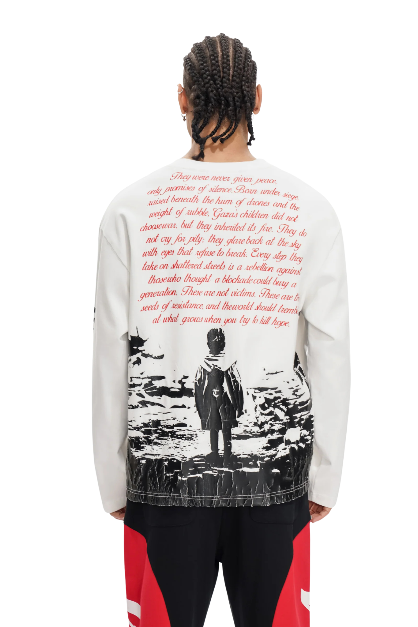 TRNCHS | Hind Rajab Long Sleeve (White)
