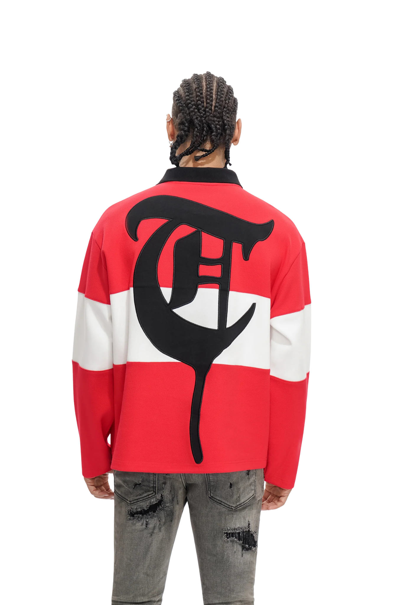 TRNCHS | Combat Polo (Red/White)