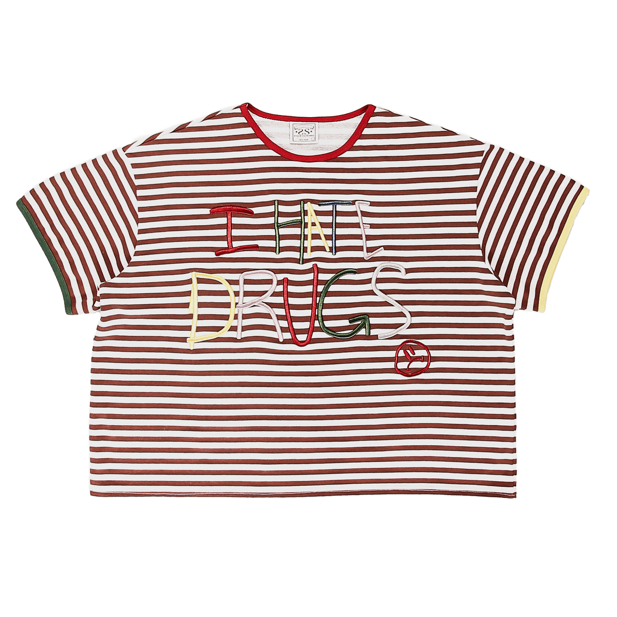 Syair Brown “I Hate Drugs” Ringer Tee