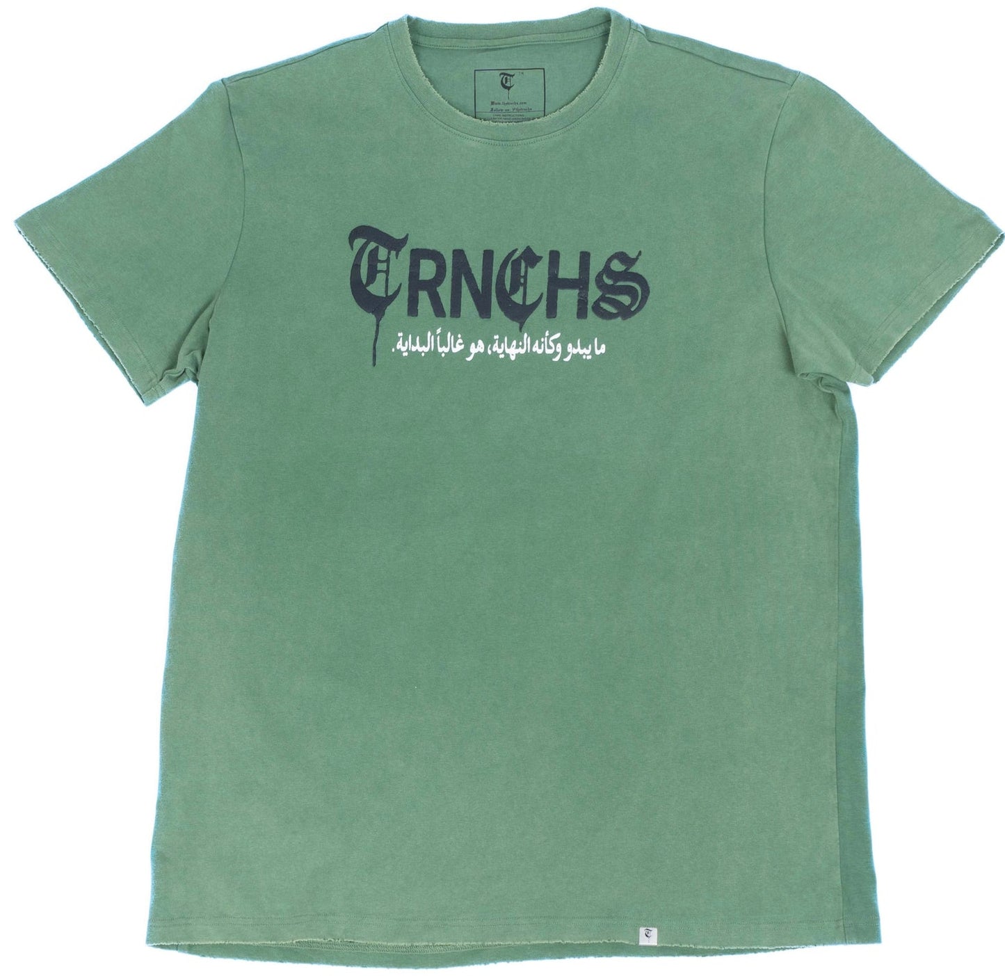 Trnchs TEE "Masked Solider" Vintage Olive Green