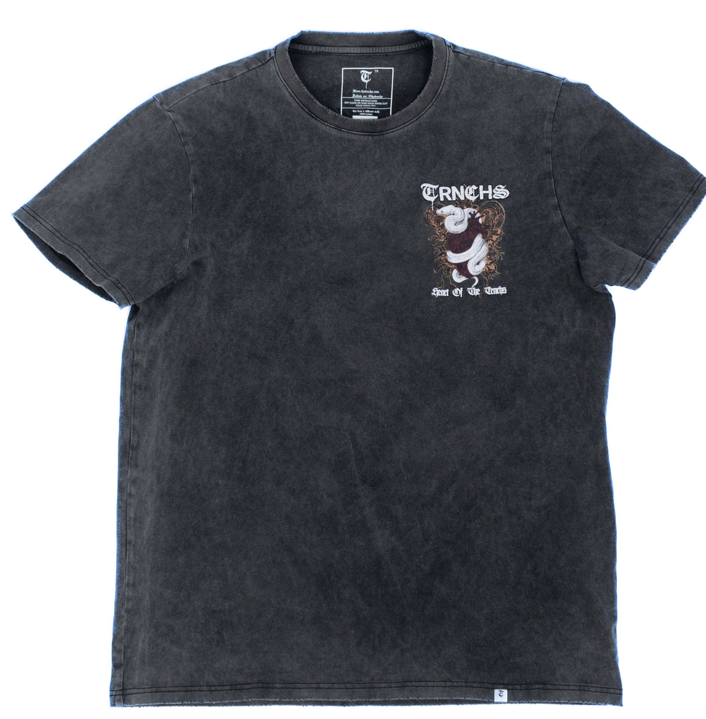 Trnchs TEE "Heart of Trnchs"Vintage Black