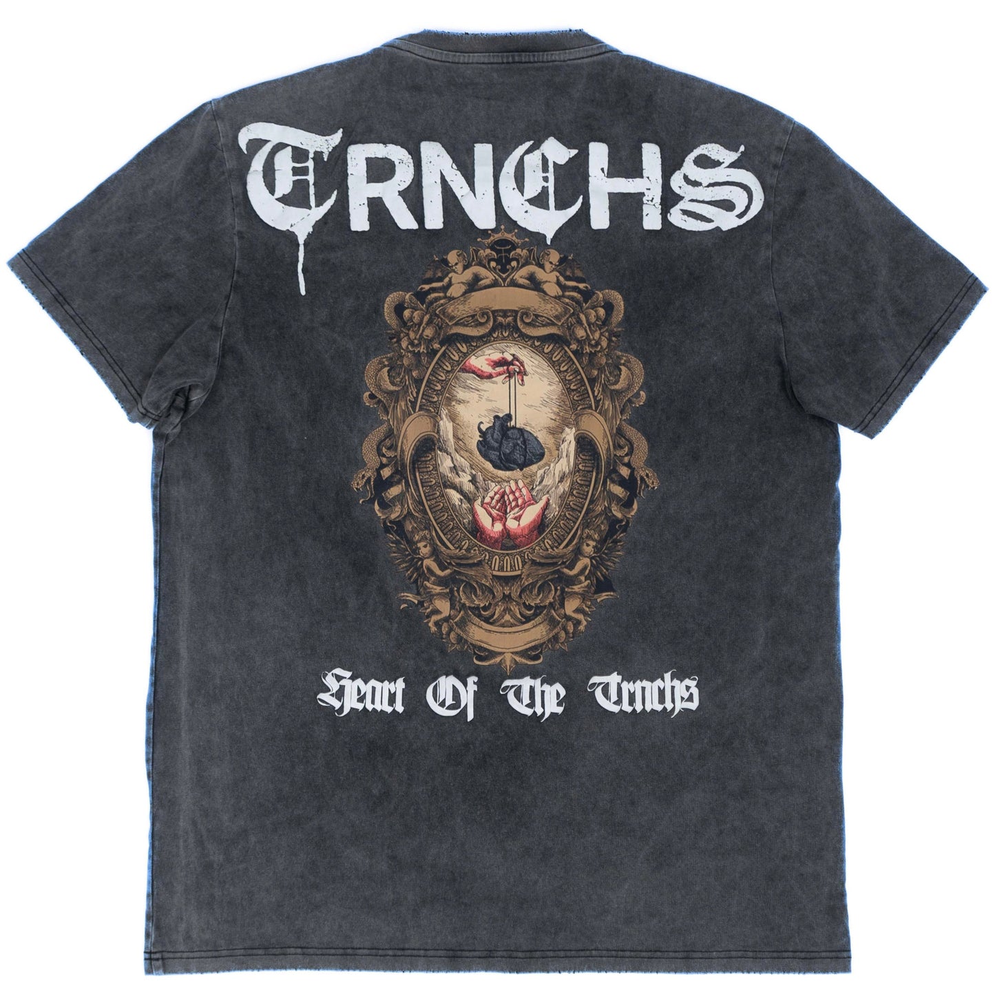 Trnchs TEE "Heart of Trnchs"Vintage Black
