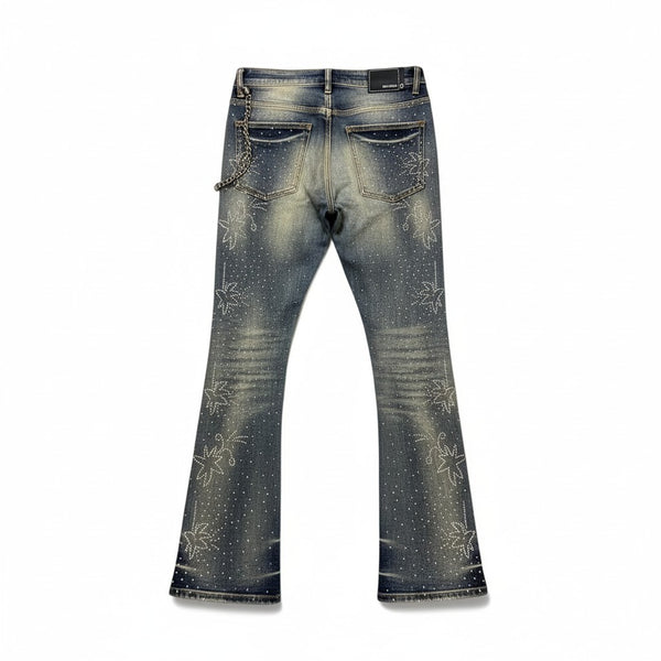 Red Poppy Faded Wash Jeans