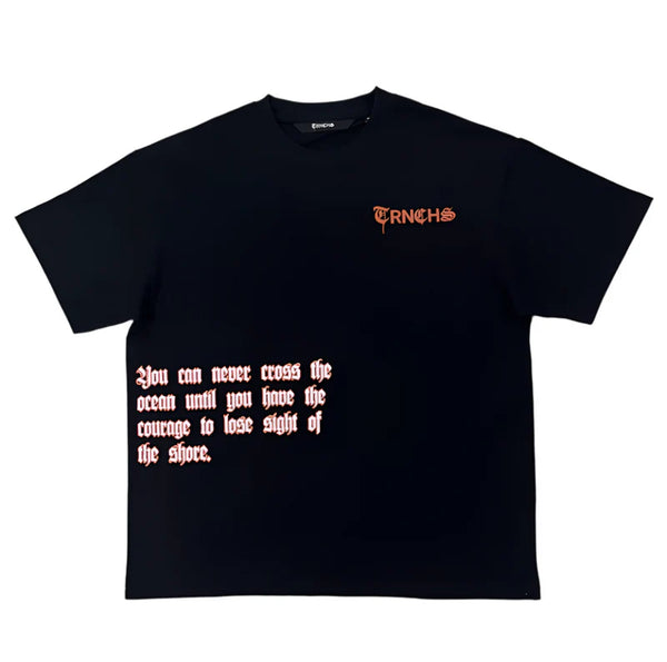 TRNCHS | Sight Of The Shore Tee (Washed Black)