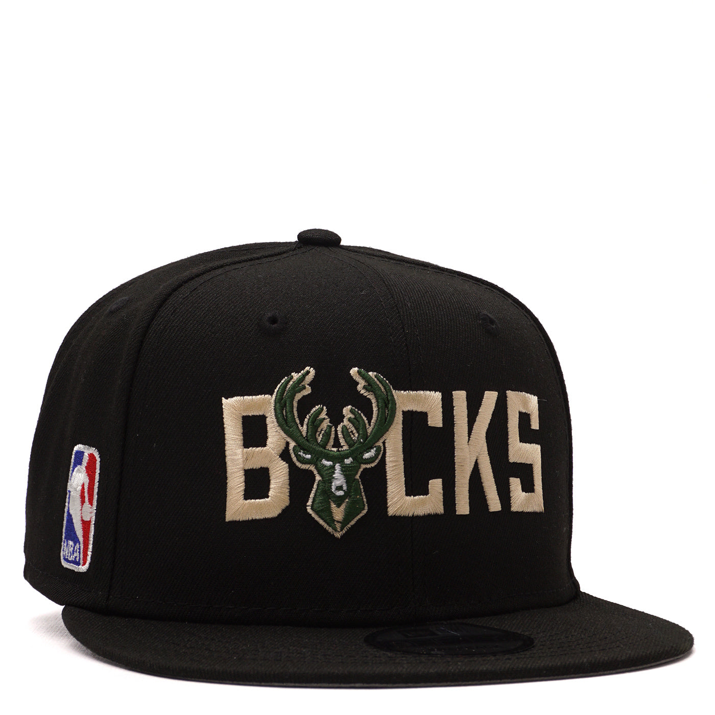 NEW ERA BUCKS LOGO BLEND 9FIFTY SNAPBACK HAT