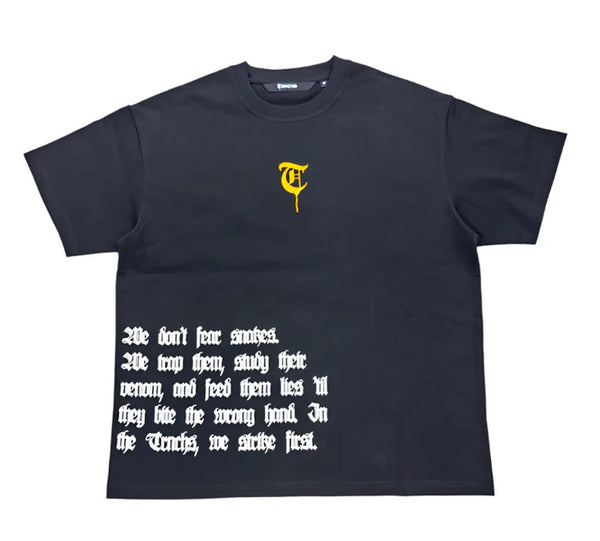 TRNCHS | Strike First Tee (Black)
