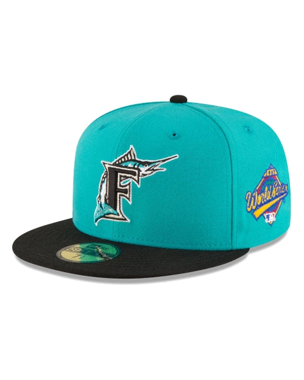 New Era Florida Marlins 59FIFTY fitted hat, teal, 1997 World Series