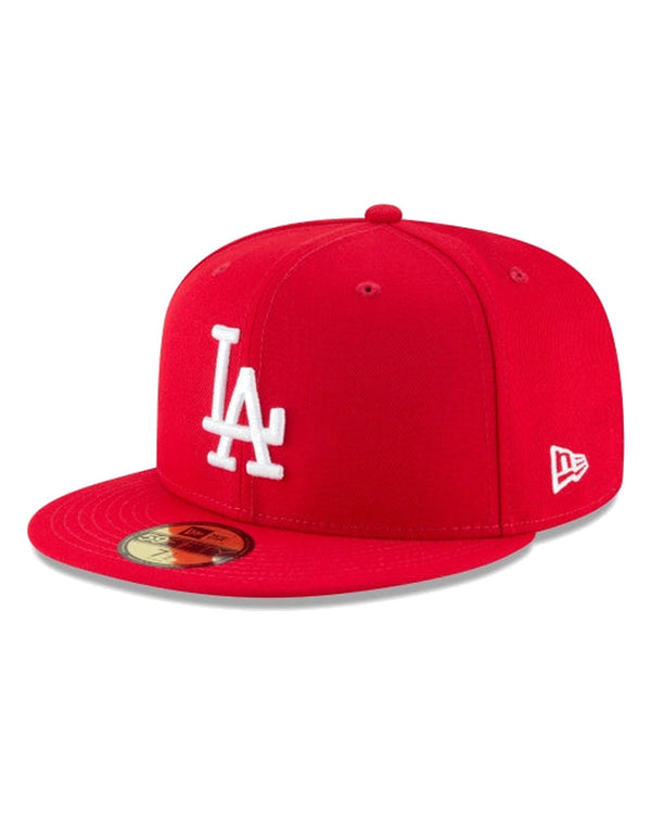 New Era Los Angeles Dodgers 59FIFTY fitted hat, red