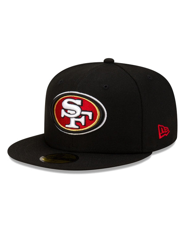 New Era San Francisco 49ers 59FIFTY fitted hat, black
